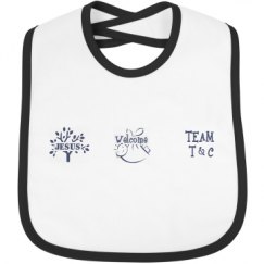 Infant Contrast Trim Bib