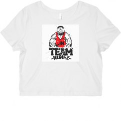 Ladies Slim Fit Crop Top Tee