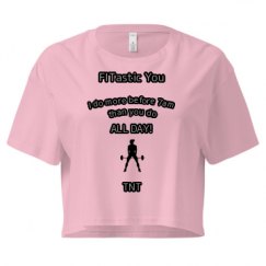 Ladies Festival Cali Crop Top Tee