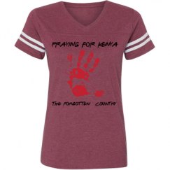 Ladies Relaxed Fit Vintage Sports Tee