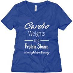 Ladies Relaxed Fit V-Neck Tee