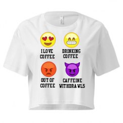 Ladies Festival Cali Crop Top Tee