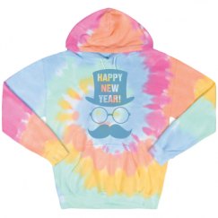 Unisex Tie-Dye Fleece Hoodie