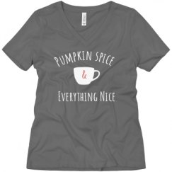 Ladies Relaxed Fit V-Neck Tee