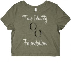 Ladies Slim Fit Crop Top Tee