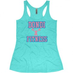 Ladies Slim Fit Super Soft Racerback Triblend Tank