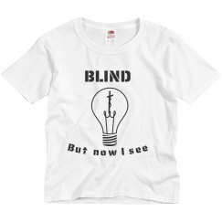 Youth Blind Tee Grey