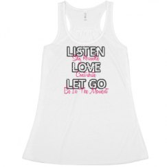 Ladies Flowy Racerback Tank