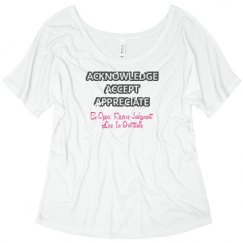 Ladies Flowy Slouchy Tee