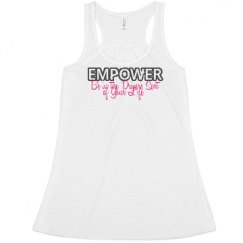Ladies Flowy Racerback Tank