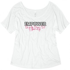 Ladies Flowy Slouchy Tee