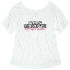 Ladies Flowy Slouchy Tee