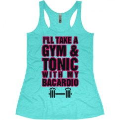 Ladies Slim Fit Super Soft Racerback Triblend Tank