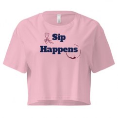 Ladies Festival Cali Crop Top Tee