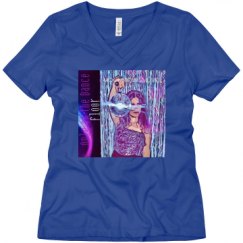 Ladies Relaxed Fit V-Neck Tee