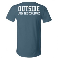 Unisex V-Neck Jersey Tee