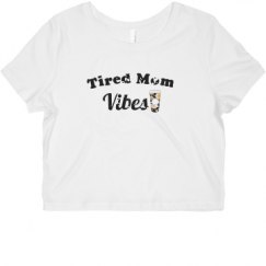 Ladies Slim Fit Crop Top Tee