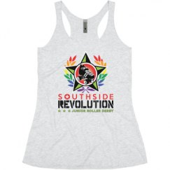 Ladies Slim Fit Super Soft Racerback Triblend Tank