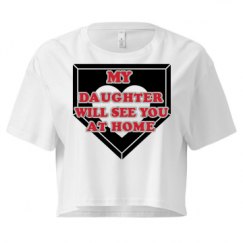Ladies Festival Cali Crop Top Tee