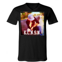 Unisex V-Neck Jersey Tee