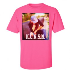 Unisex Ultra Cotton Safety Neon Crewneck Tee