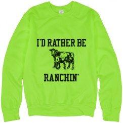 Unisex Neon Crewneck Sweatshirt