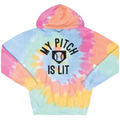 Unisex Tie-Dye Fleece Hoodie