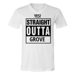 Unisex V-Neck Jersey Tee