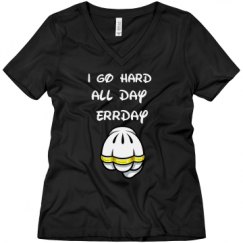 Ladies Relaxed Fit V-Neck Tee