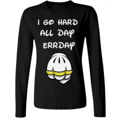 Ladies Relaxed Fit Basic Long Sleeve Tee