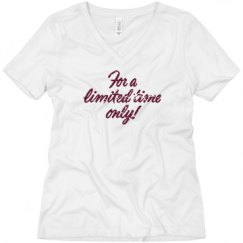 Ladies Relaxed Fit V-Neck Tee