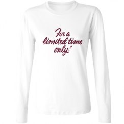Ladies Relaxed Fit Basic Long Sleeve Tee