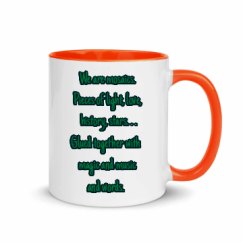 11oz Ceramic Mug with Color Inside