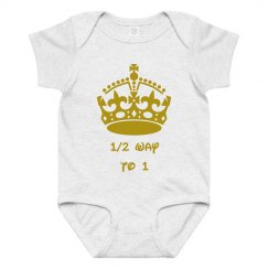 Green birthday onsie