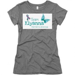 Ladies Slim Fit Super Soft Triblend Tee