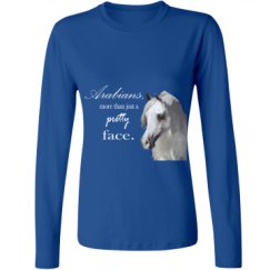 Ladies Relaxed Fit Basic Long Sleeve Tee