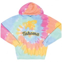 Unisex Tie-Dye Fleece Hoodie