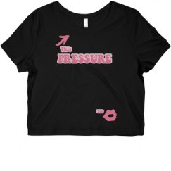 Ladies Slim Fit Crop Top Tee