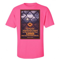 Unisex Ultra Cotton Safety Neon Crewneck Tee