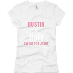 Ladies Slim Fit Basic Promo Jersey Tee