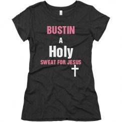 Ladies Slim Fit Super Soft Triblend Tee