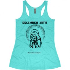 Ladies Slim Fit Super Soft Racerback Triblend Tank