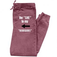 Pigment-Dyed Fleece Pants