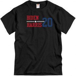 Black tee w/presidential candidates verbiage 