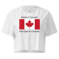 Ladies Festival Cali Crop Top Tee