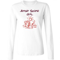 Ladies Relaxed Fit Basic Long Sleeve Tee