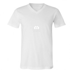 Unisex V-Neck Jersey Tee