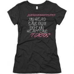 Ladies Slim Fit Super Soft Triblend Tee