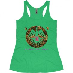 Ladies Slim Fit Super Soft Racerback Triblend Tank