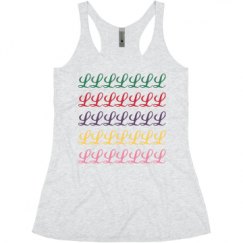 Ladies Slim Fit Super Soft Racerback Triblend Tank